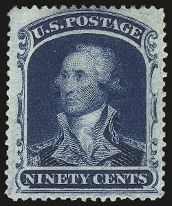 Sale 976, Lot 1272, 10c-90c 1857-60 Issue (Scott 31-39)