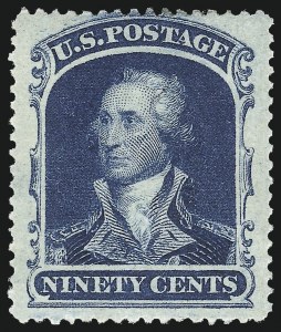 Sale 976, Lot 1273, 10c-90c 1857-60 Issue (Scott 31-39)