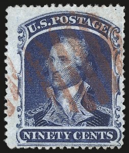 Sale 976, Lot 1276, 10c-90c 1857-60 Issue (Scott 31-39)