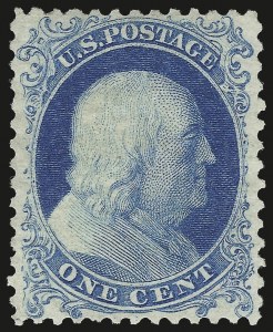 Sale 976, Lot 1278, 1875 Reprint of 1857-60 Issue (Scott 40-47)