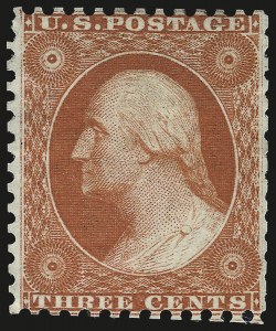 Sale 976, Lot 1284, 1875 Reprint of 1857-60 Issue (Scott 40-47)