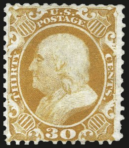 Sale 976, Lot 1297, 1875 Reprint of 1857-60 Issue (Scott 40-47)