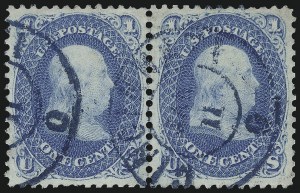 Sale 976, Lot 1307, 1861-66 Issue (Scott 56-67b)