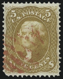 Sale 976, Lot 1320, 1861-66 Issue (Scott 56-67b)