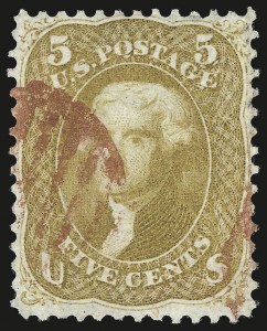 Sale 976, Lot 1321, 1861-66 Issue (Scott 56-67b)