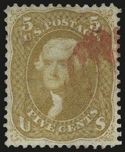 Sale 976, Lot 1324, 1861-66 Issue (Scott 56-67b)