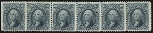Sale 976, Lot 1326, 1861-66 Issue (Scott 68-70c)
