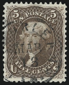 Sale 976, Lot 1365, 1861-66 Issue (Scott 71-78b)