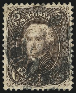 Sale 976, Lot 1367, 1861-66 Issue (Scott 71-78b)