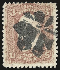 Sale 976, Lot 1391, 1867 Experimental Grills (A-Z, Scott 79-85E)