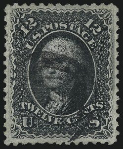 Sale 976, Lot 1392, 1867 Experimental Grills (A-Z, Scott 79-85E)