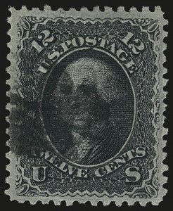 Sale 976, Lot 1393, 1867 Experimental Grills (A-Z, Scott 79-85E)