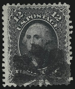 Sale 976, Lot 1394, 1867 Experimental Grills (A-Z, Scott 79-85E)