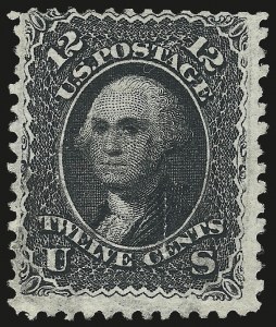 Sale 976, Lot 1395, 1867 Experimental Grills (A-Z, Scott 79-85E)