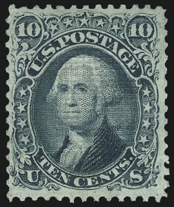 Sale 976, Lot 1401, 1867-68 Grilled Issue (E Grill - Scott 86-91)