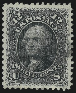 Sale 976, Lot 1404, 1867-68 Grilled Issue (E Grill - Scott 86-91)