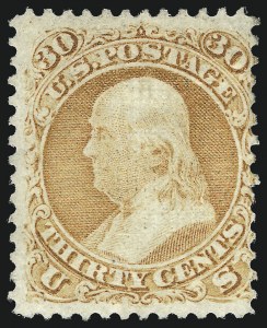 Sale 976, Lot 1423, 1867-68 Grilled Issue (F Grill - Scott 92-101)