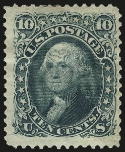 Sale 976, Lot 1431, 1875 Re-Issue of 1861-66 Issue (Scott 102-111)