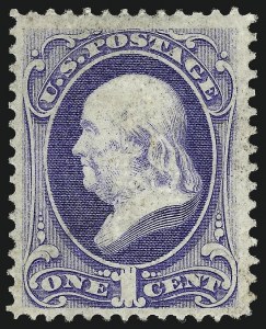 Sale 976, Lot 1520, 1870-71 National Bank Note Co. Grilled Issue (Scott 134-144)