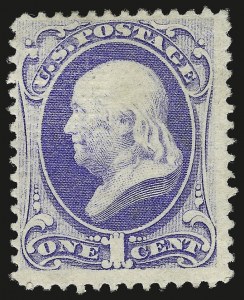 Sale 976, Lot 1521, 1870-71 National Bank Note Co. Grilled Issue (Scott 134-144)