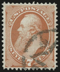 Sale 976, Lot 1528, 1870-71 National Bank Note Co. Grilled Issue (Scott 134-144)