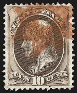 Sale 976, Lot 1553, 1870-71 National Bank Note Co. Ungrilled Issue (Scott 145-155)