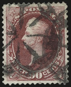 Sale 976, Lot 1576, 1870-71 National Bank Note Co. Ungrilled Issue (Scott 145-155)