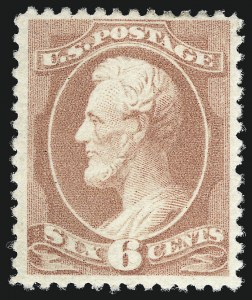 Sale 976, Lot 1624, 1881-87 American Bank Note Co. Issues (Scott 205-218)