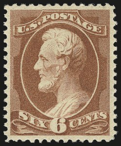 Sale 976, Lot 1625, 1881-87 American Bank Note Co. Issues (Scott 205-218)