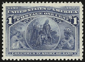 Sale 976, Lot 1665, 1893 Columbian Issue (1c thru 8c, Scott 230-236)