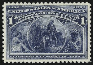 Sale Number 976, Lot Number 1666, 1893 Columbian Issue (1c thru 8c, Scott 230-236)