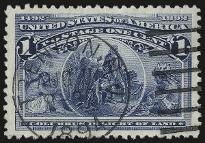 Sale 976, Lot 1671, 1893 Columbian Issue (1c thru 8c, Scott 230-236)