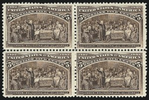 Sale 976, Lot 1682, 1893 Columbian Issue (1c thru 8c, Scott 230-236), 5c Columbian (234) Sale 976, Lot 1682, 1893 Columbian Issue (1c thru 8c, Scott 230-236)