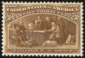 Sale 976, Lot 1688, 1893 Columbian Issue (10c thru $1.00, Scott 237-241)