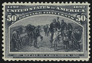 Sale 976, Lot 1692, 1893 Columbian Issue (10c thru $1.00, Scott 237-241)