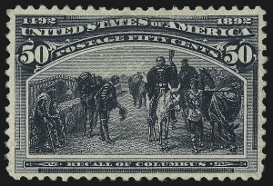 Sale 976, Lot 1695, 1893 Columbian Issue (10c thru $1.00, Scott 237-241)