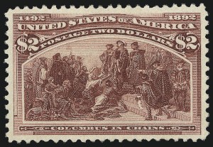 Sale Number 976, Lot Number 1701, 1893 Columbian Issue ($2.00 thru $5.00, Scott 242-245)