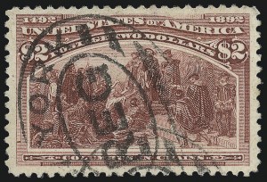 Sale Number 976, Lot Number 1705, 1893 Columbian Issue ($2.00 thru $5.00, Scott 242-245)