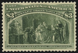 Sale Number 976, Lot Number 1707, 1893 Columbian Issue ($2.00 thru $5.00, Scott 242-245)