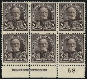 Sale 976, Lot 1770, 1895 Watermarked Bureau Issue (Scott 264-278)