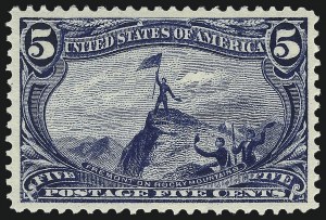 Sale 976, Lot 1822, 1898 Trans-Mississippi Issue (Scott 285-293)