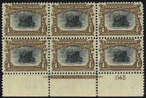 Sale 976, Lot 1838, 1901 Pan-American Issue (Scott 294-299)