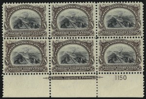 Sale 976, Lot 1843, 1901 Pan-American Issue (Scott 294-299)