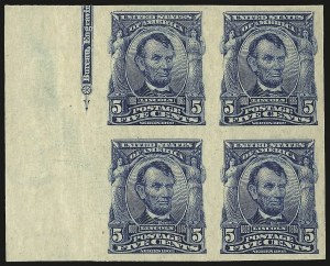 Sale 976, Lot 1893, 1902-08 Issues (Scott 314A-322)