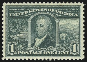 Sale 976, Lot 1903, 1904 Louisiana Purchase, Jamestown Issues (Scott 323-330)