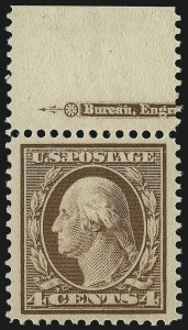 Sale 976, Lot 1914, 1908-10 Washington-Franklin Issues (Scott 331-356)