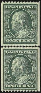 Sale 976, Lot 1924, 1908-10 Washington-Franklin Issues (Scott 331-356)