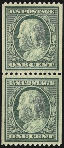 Sale 976, Lot 1926, 1908-10 Washington-Franklin Issues (Scott 331-356)