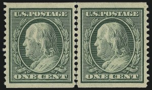 Sale 976, Lot 1930, 1908-10 Washington-Franklin Issues (Scott 331-356)