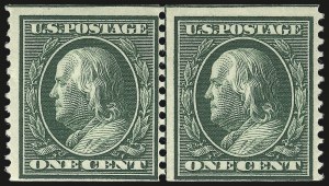 Sale 976, Lot 1931, 1908-10 Washington-Franklin Issues (Scott 331-356)